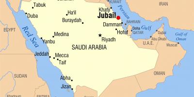 Jubail KSA מפה